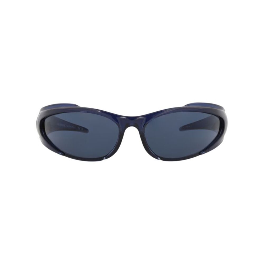 Balenciaga Shield-Frame Bio Injection Sunglasses Blue Unisex-Adult